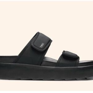 Twoobs Sidekick+ Sandals Slides Women’s Size 42 (10/11) Black Platform